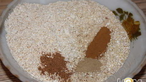 овсяные пряники с черносливом и миндалем