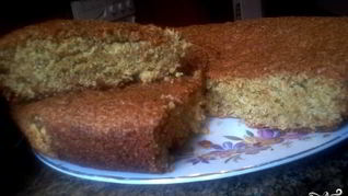 Постная коврижка с морковью