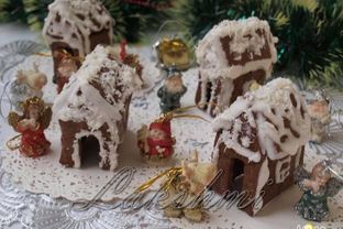 Пряничные домики на чашки