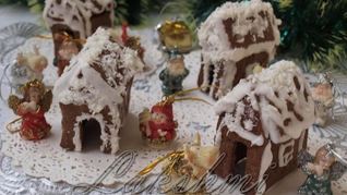 Пряничные домики на чашки