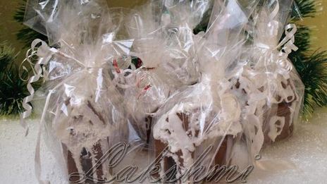 пряничные домики на чашки