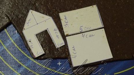 пряничные домики на чашки