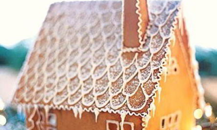 Рецепт рождественского снежного пряничного домика