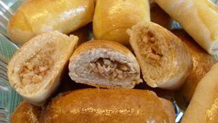 Рулетики песочные с орехами