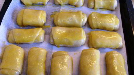 рулетики песочные с орехами