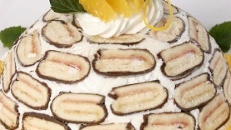 апельсиновая шарлотка