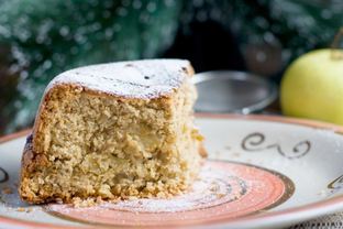 Овсяная шарлотка