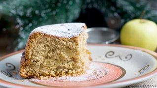 Овсяная шарлотка