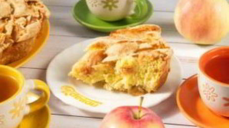 пирог с яблоками шарлотка