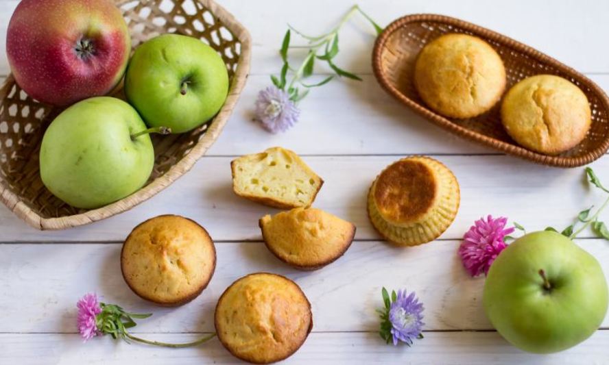 Рецепт порционной яблочной шарлотки