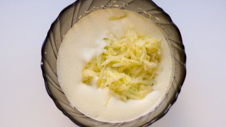 порционная яблочная шарлотка