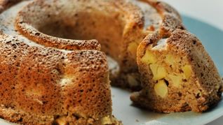 Шарлотка из цельнозерновой муки