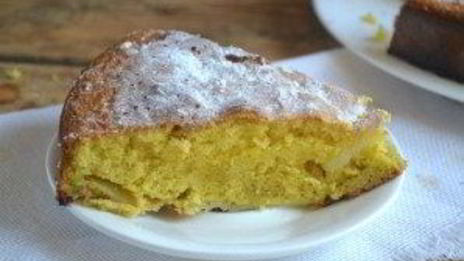 шарлотка классическая с яблоками