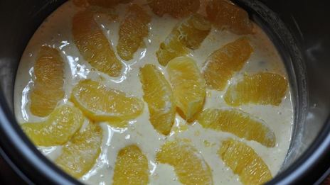 шарлотка с апельсинами