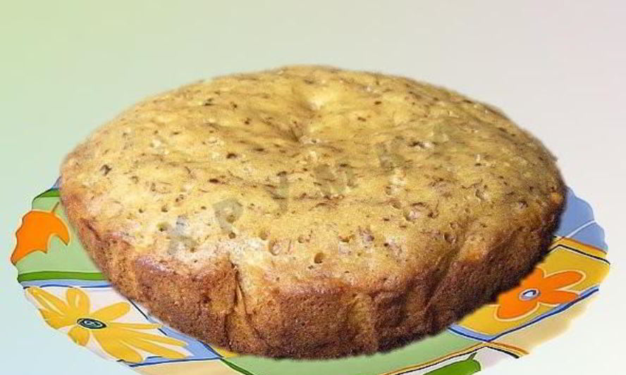 Рецепт шарлотки с бананами в мультиварке