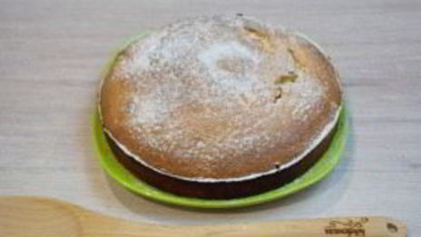 шарлотка с бананами