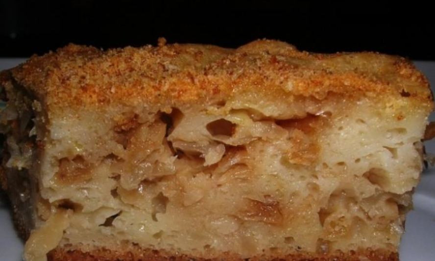 Рецепт шарлотки с капустой