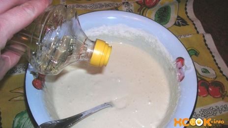 шарлотка с капустой