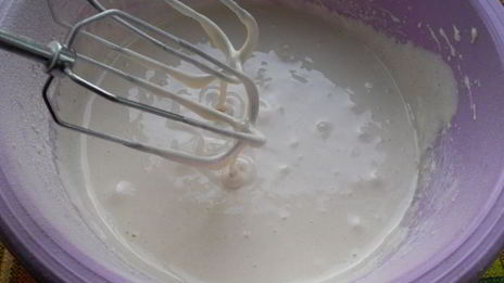 шарлотка с персиками