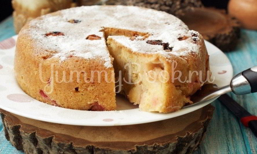 Рецепт шарлотки с ревенем в мультиварке