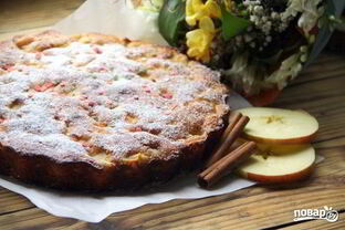 Шарлотка творожная