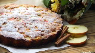 Шарлотка творожная