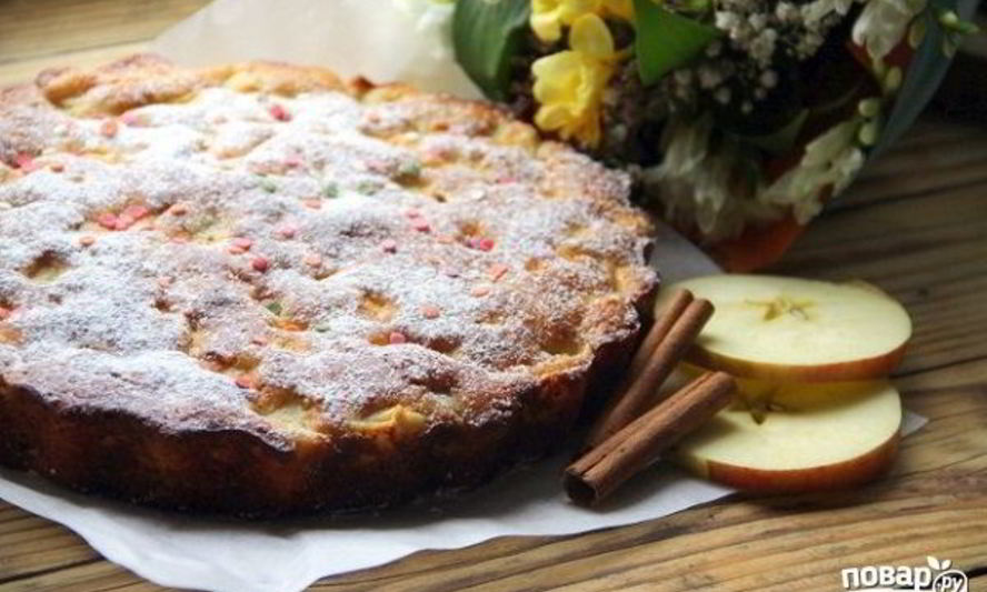 Рецепт шарлотки творожной