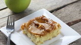 Шарлотка яблочно-творожная