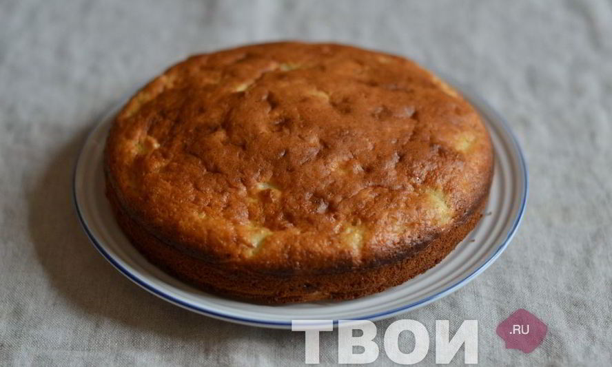 Рецепт творожной шарлотки