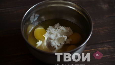 творожная шарлотка