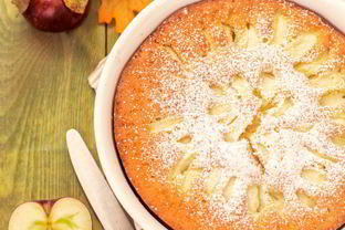 Яблочный пирог-шарлотка