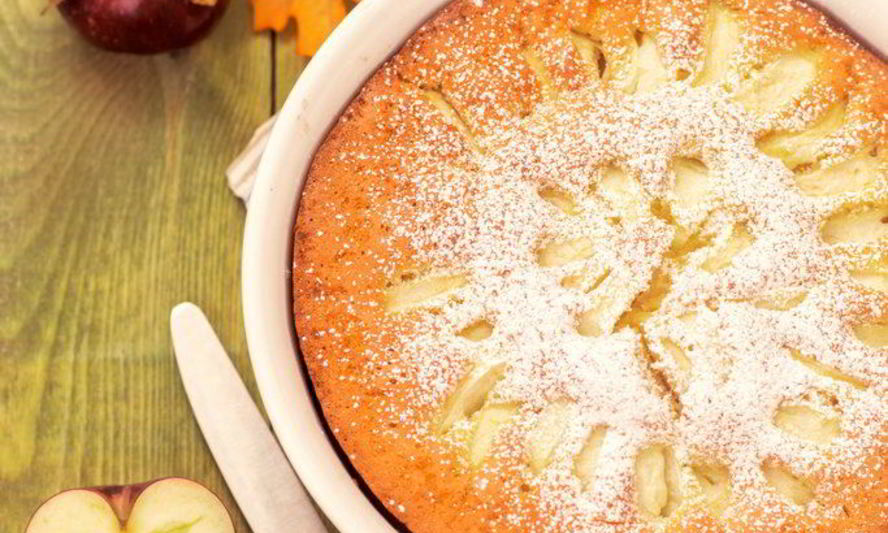 Рецепт яблочного пирога-шарлотки