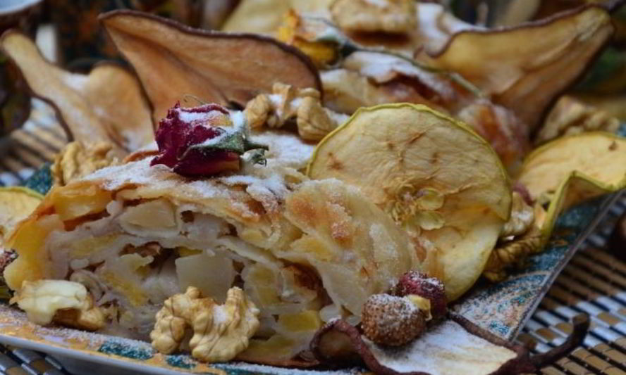 Рецепт фруктового штруделя