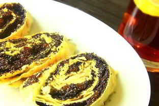 Ленивый штрудель с маком из лаваша