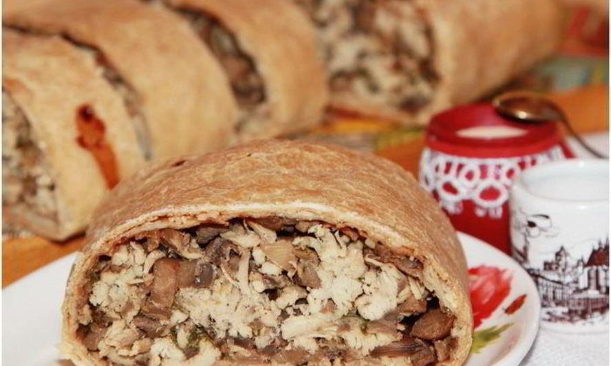 Рецепт несладкого штруделя