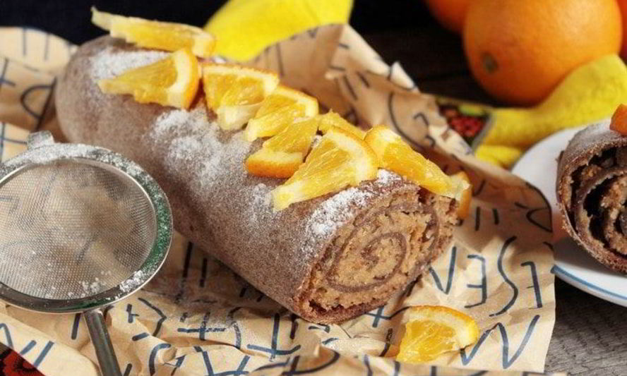 Рецепт штруделя бананово-апельсиновый