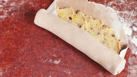 штрудель бананово-апельсиновый