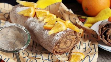 штрудель бананово-апельсиновый