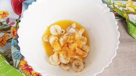 штрудель бананово-апельсиновый