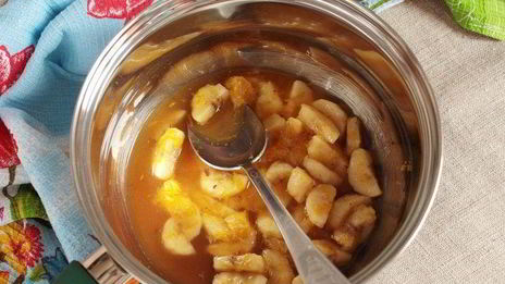 штрудель бананово-апельсиновый