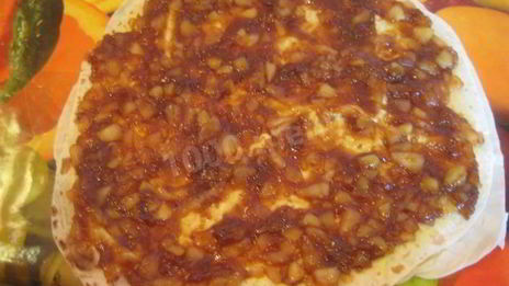 штрудель из лаваша с яблоками