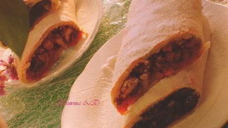 штрудель из творожного теста без яиц