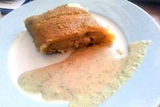 Штрудель с фейхоа и маскарпоне