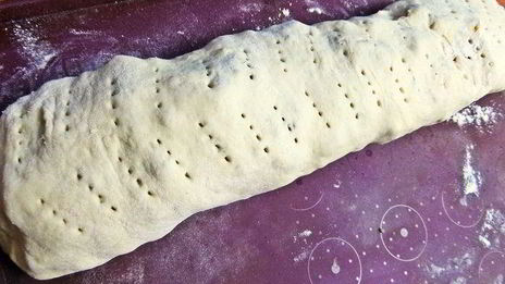 штрудель с грушей и яблоками