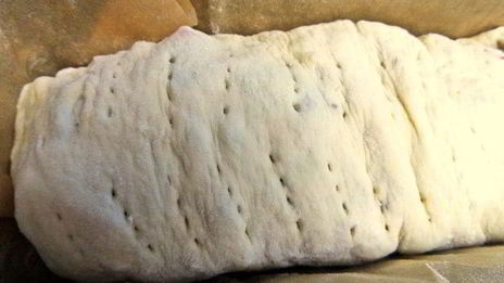 штрудель с грушей и яблоками