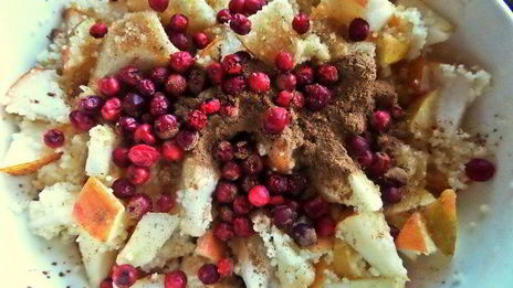 штрудель с грушей и яблоками