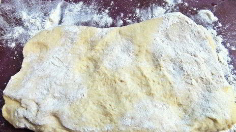 штрудель с грушей и яблоками