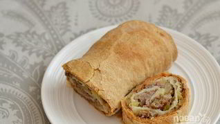 Штрудель с мясом