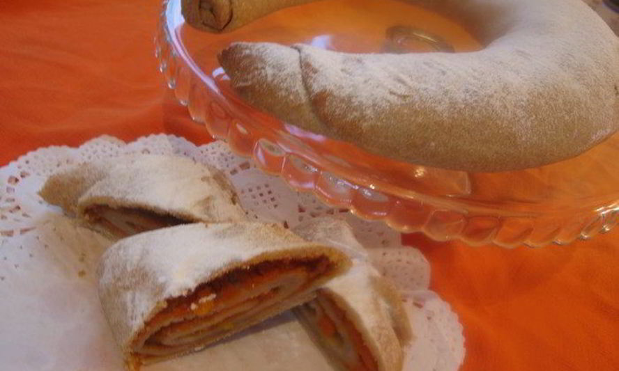 Рецепт штруделя с тыквой