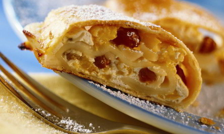 Рецепт штруделя с вишней